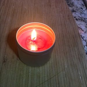 A cherry limeade candle that I made.